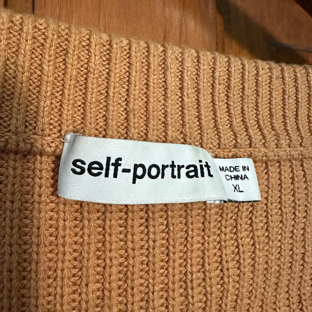 Self-Portrait Diamante Embellished Rib Knit Cardigan XL - Picture 14 of 14